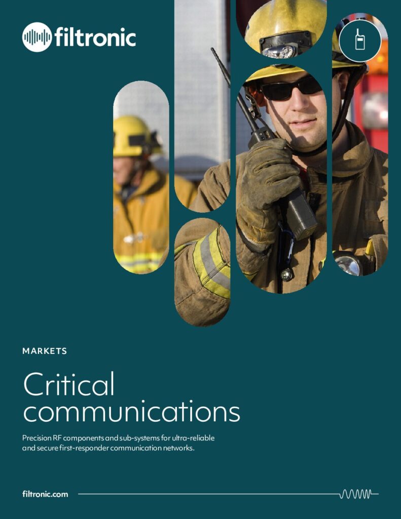 Filtronic - Critical Communications Brochure CMD-0008 rev 1